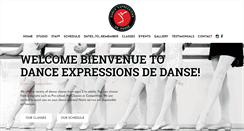 Desktop Screenshot of dancex.ca